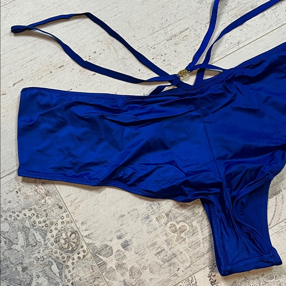 Victoria's Secret Very Sexy Blue Strappy Cheeky Panties Size XL - Picture 8 of 10